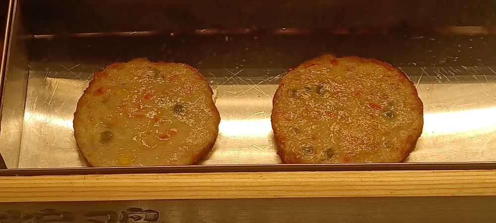 Breaded and fish cake pieces at a Vietnam processor