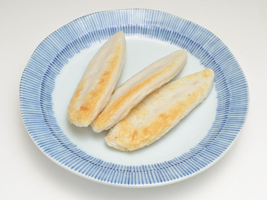Vietnamese fish cake exporter sample, pangasius with surimi base